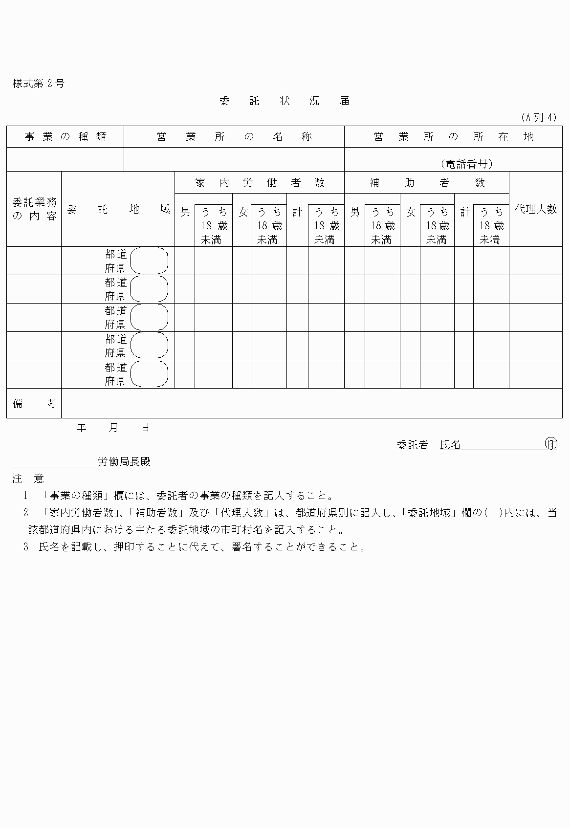 様式第２号